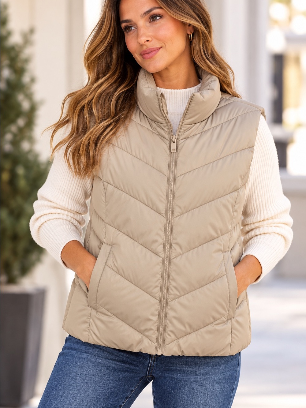Cole Haan signature Quilted Puffer Coat - Black